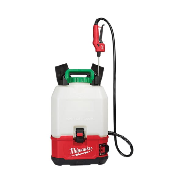 Milwaukee® M18™ SWITCH TANK™ 2820-21PS Backpack Sprayer Kit, 4 gal Tank, 20 to 120 psi Pressure